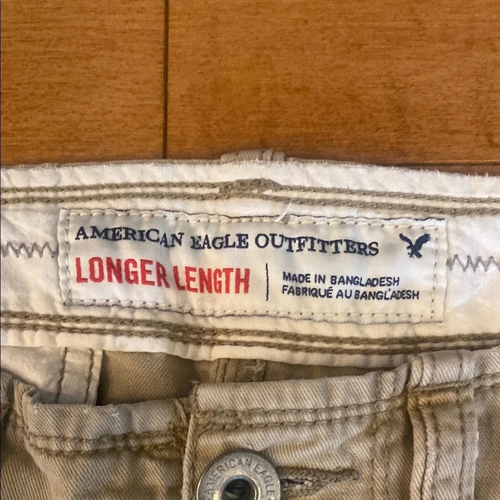 American Eagle Outfitters Longer Length khaki Shorts